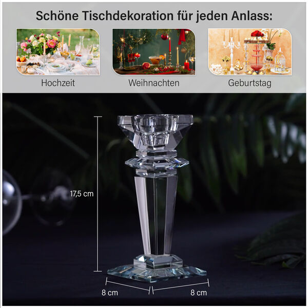 Kristallglas Kerzenhalter image number 9