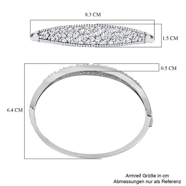 Moissanit 19cm Armreif - 4,13 ct. image number 6