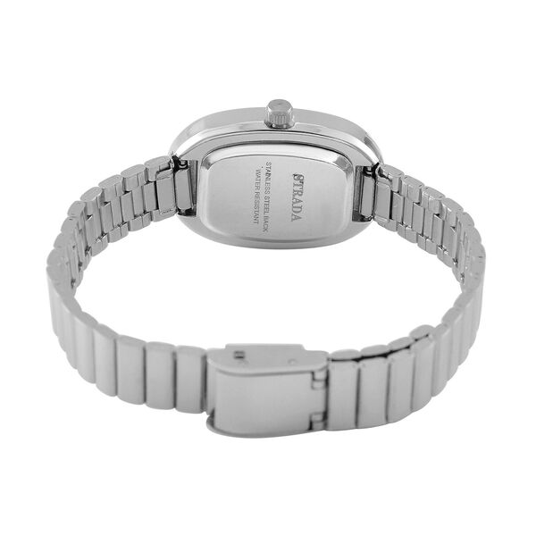 STRADA Armbanduhr, PC21S Japan Uhrwerk, 3,30x2,34cm Geh&auml;use, 19,05cm Bandl&auml;nge, Silber image number 5