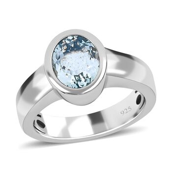 AAA Espirito Santo Aquamarin Ring, ca. 1.36 ct
