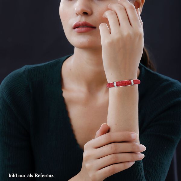 Royal Bali Kollektion- Koralle Armreif, 19cm image number 2