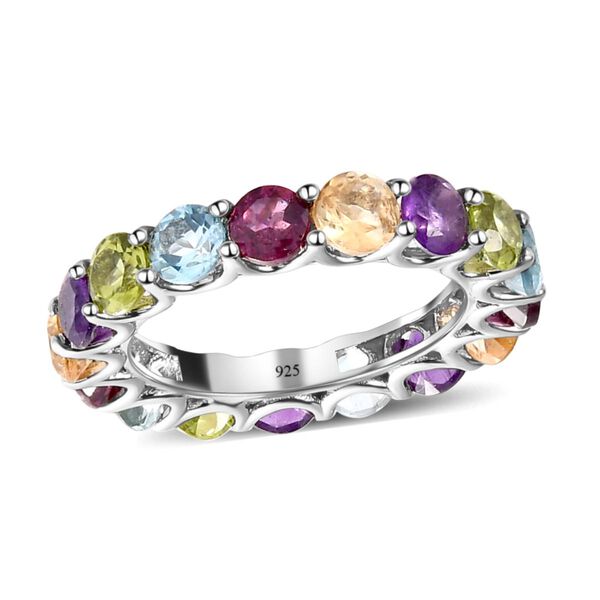 Mehrfarbiger Edelstein-Ring, ca. 4,53 ct image number 4