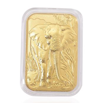 Elefant-Barren in 999er Gold