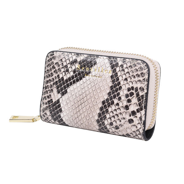 SENCILLEZ Kreditkartenetui aus echtem Leder image number 5