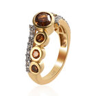 Madeira Citrin Ring 925 Silber vergoldet  ca. 1,57 ct image number 4