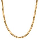 DESIGNER INSPIRIERT Panzer 316L Edelstahl Halskette ca. 45 cm ca. 55,70g, Goldfarben