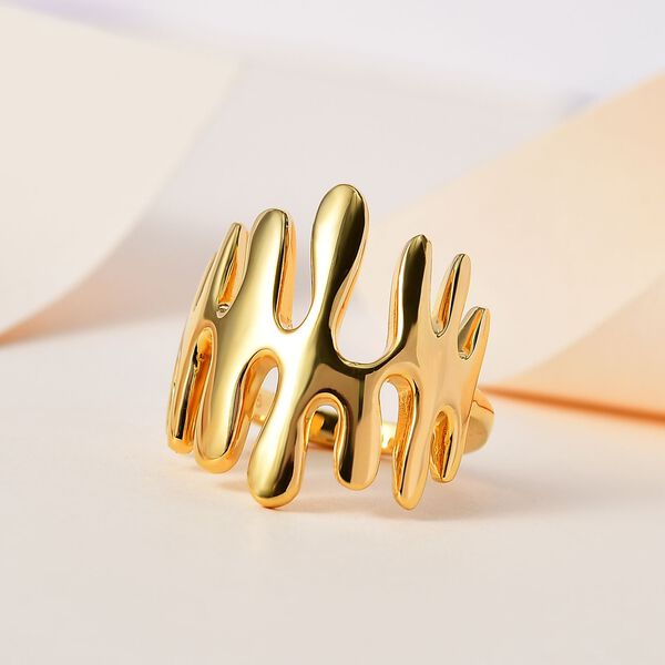 Lucy Q Splash Kollektion- Ring in Silber mit Gelbgold Vermeil image number 1