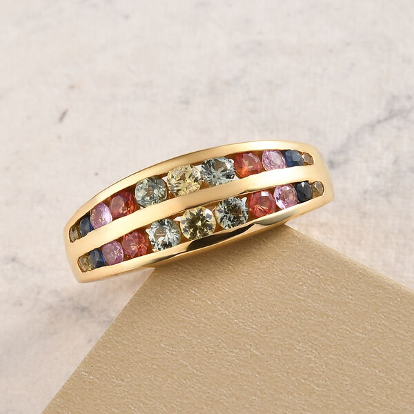 Mehrfarbiger Saphir-Ring - 1,14 ct. image number 7