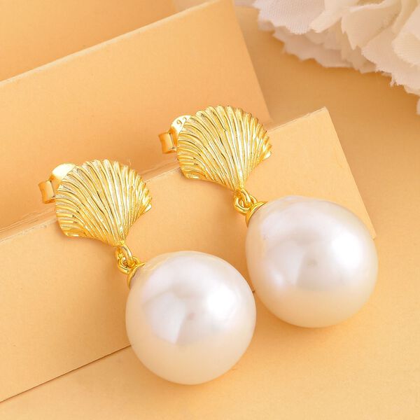 Baroque Perle Ohrh&auml;nger -36 ct. image number 2