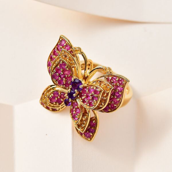GP Trionfo Collection - AA Afrikanischer Amethyst Ring und Anh&auml;nger, ca. 3,65 ct. image number 2