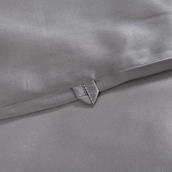 Serenity Night - Steppdecke aus 100% Maulbeerseide, 350gsm, Grau image number 10