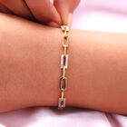 Diamant Glieder Armband in Silber image number 2