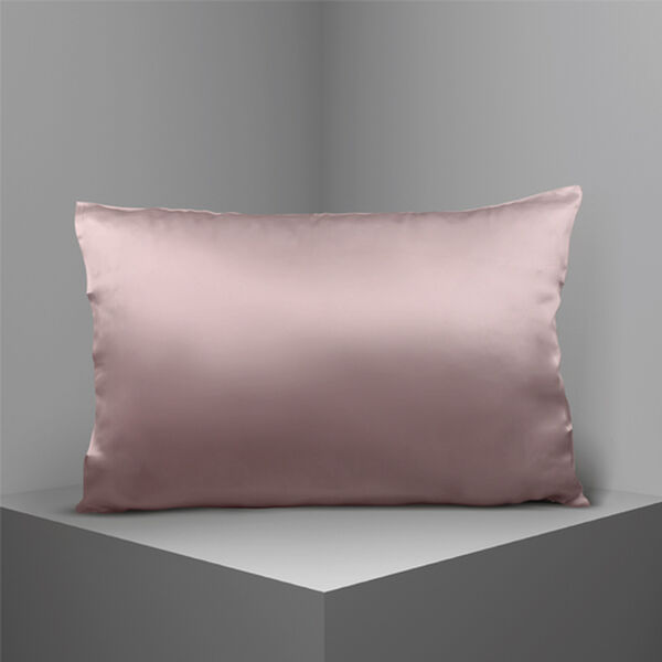 SERENITY NIGHT: Kissenbezug aus 100% Maulbeerseide, Ros&eacute;gold&nbsp; image number 1