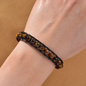 Flexibles gelbes Tigerauge Armband - 35 ct.