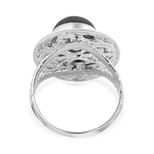 Royal Bali - Labradorit Ring, 925 Silber, (Gr&ouml;&szlig;e 17.00) ca. 12.76 ct image number 4