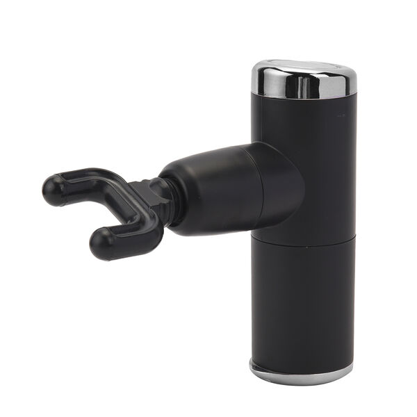 Mini-Massagepistole mit 4 abnehmbaren Massagek&ouml;pfen, Gr&ouml;&szlig;e 15,3x4,6 cm, Schwarz image number 3