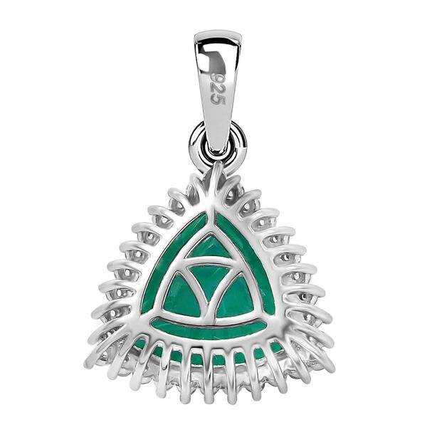 Pfau Triplett Quarz und Zirkon Anhänger -10,95 ct. image number 5