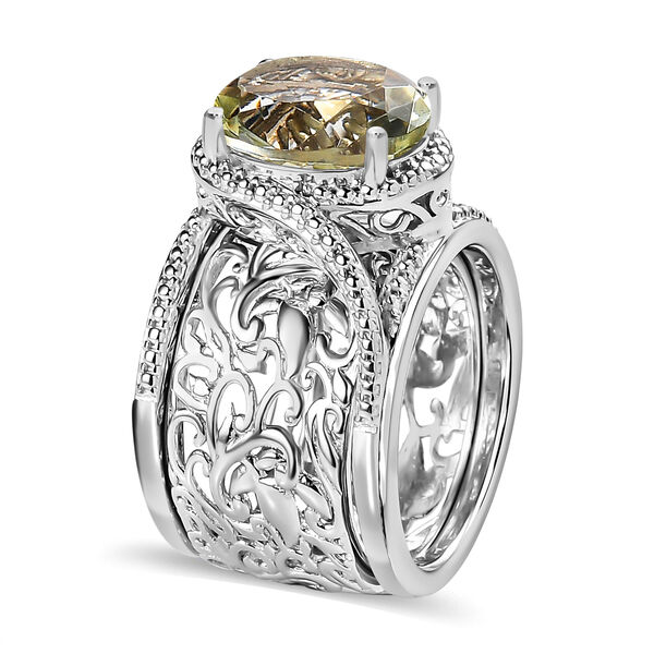 Prasiolith Cocktail Ring - 4,53 ct. image number 6