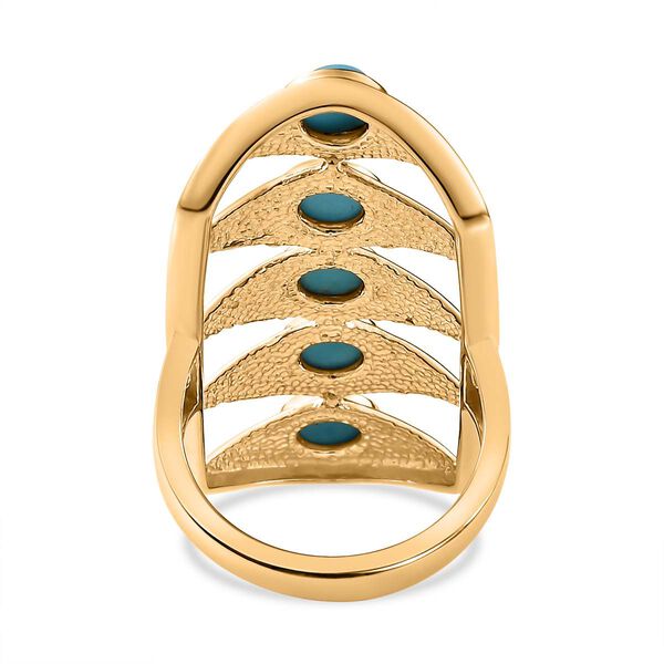 Sleeping Beauty T&uuml;rkis Ring, ca. 2,49 ct. image number 5