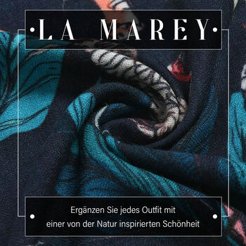 LA MAREY Schal aus 100% Kaschmirwolle, 70x195 cm