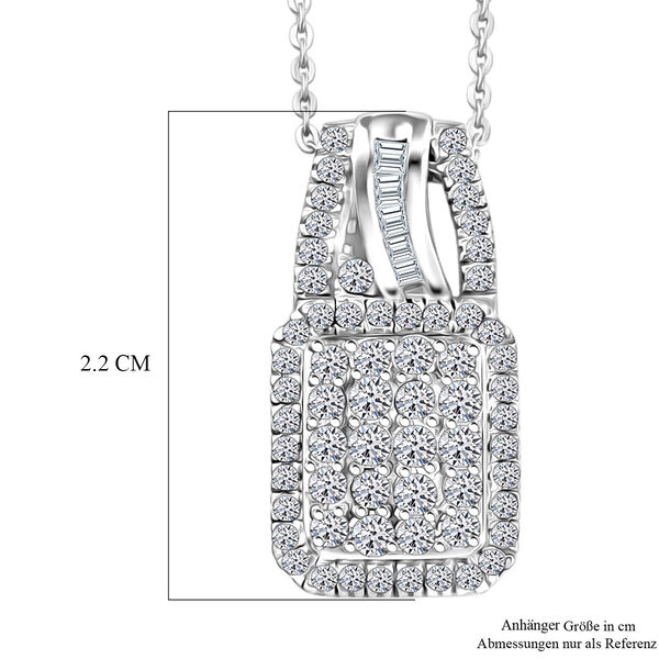 LUXURIANT DIAMOND - Lab Grown Diamant SI-GH Schmuckset ca. 50 cm 925 Silber Rhodiniert ca. 1.01 ct image number 6