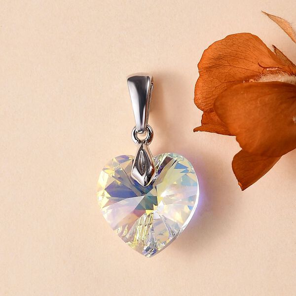 J Francis gefertigt mit SWAROVSKI- AB Swarovski Kristall Herz Anhänger image number 2