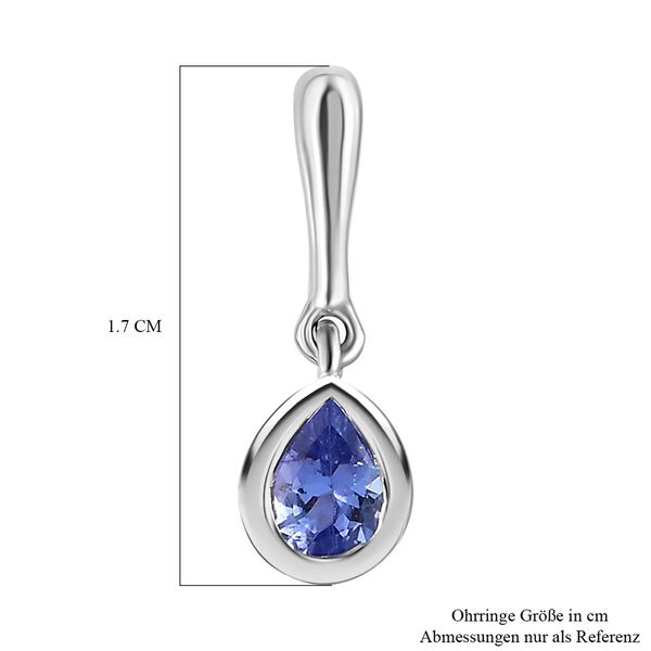 Tansanit Ohrringe - 0,61 ct. image number 6