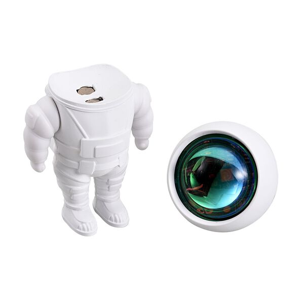 Astronaut Projektions- und Atmosph&auml;renlampe, Warmwei&szlig;, Orange image number 5