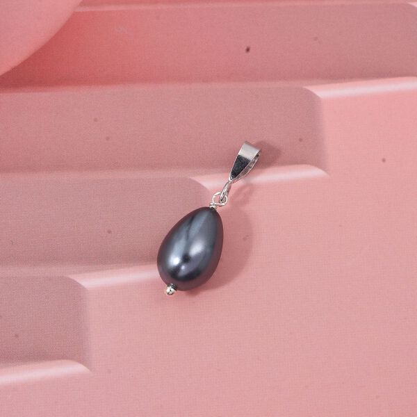 Pfau Muschelkernperle Anhänger - 5 ct. image number 1