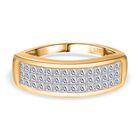 Weißer Diamant I1-I2 G-H Ring 375 Gold (Größe 18.00) ca. 1.00 ct