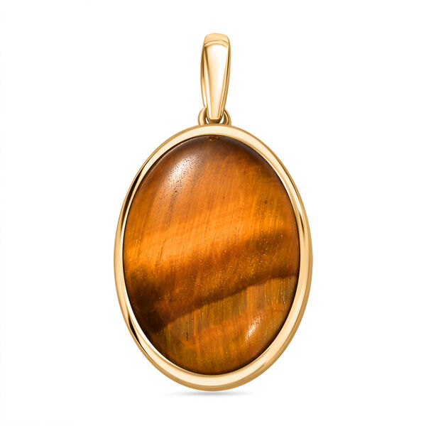 Tigerauge Anhänger - 19,38 ct. image number 0