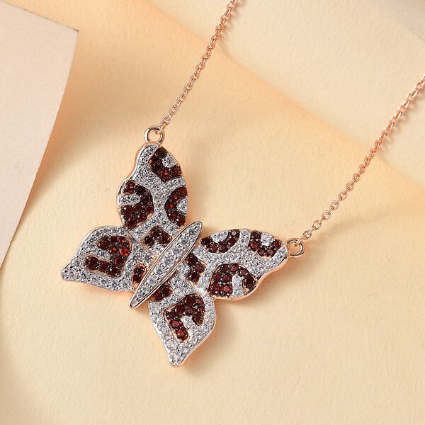 GP Trionfo Kollektion -Weiße und braune Zirkon und Kanchanaburi blaue Saphir-Halskette, 45 cm - 3,30 ct. image number 2