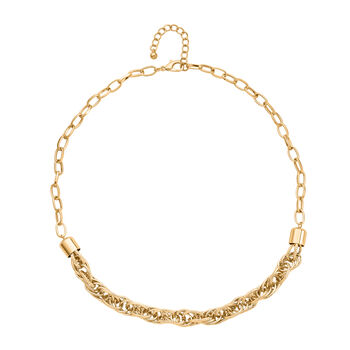 Gelb Halskette ca. 52 cm + 5 cm Extender, ca. 39,00g