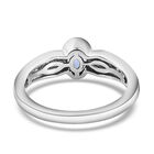 Tansanit und Zirkon Ring - 0,63 ct. image number 5