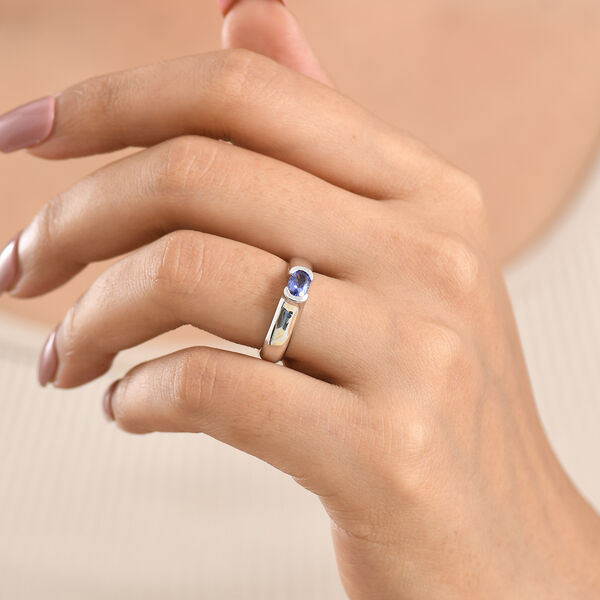 EVER TRUE Tansanit Ring Reine Bronze (Gr&ouml;&szlig;e 17.00) ca. 0,46 ct image number 3