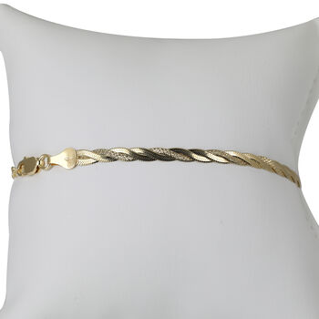 WRAPPED MAGICFLEX 925 Silber vergoldet Armband ca. 18 cm + 2.5 cm Extender, ca. 3,89g