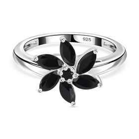 Schwarzer Spinell-Ring  - 1,24 ct.