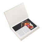 3er Set - Notizbuch mit Einband aus 100% echtem Leder, Kugelschreiber und Schlüsselanhänger gefüllt mit echtem Feueropal image number 4