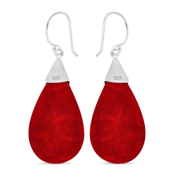 Royal Bali Kollektion- Rote Koralle-Ohrringe image number 3