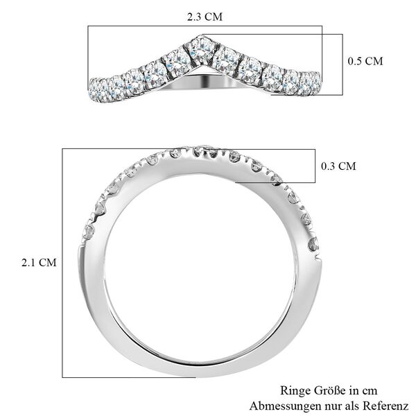 Moissanit Ring - 0,60 ct. image number 5