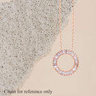 LUXORO Natürlicher, Rosa Diamant Kreis des Lebens Anhänger, SGL zertifiziert, 585 Rosegold ca. 0.50 ct image number 2