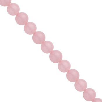 3er Set - Rosenquarz Halskette, Armband und Ohrringe, 316L Edelstahl ca. 323.50 ct