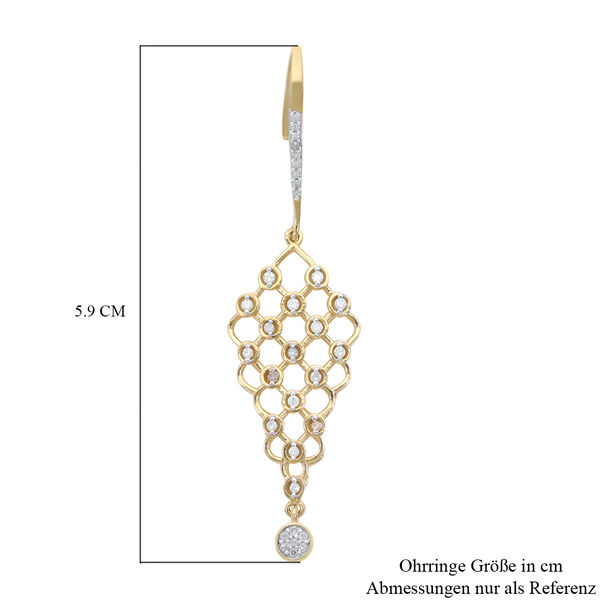 Diamant-Ohrh&auml;nger in Silber image number 4