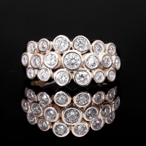 LUXURIANT DIAMOND- SGL zertifizierter VS-EF Labor Diamant Ring in 417 Gold - 1 ct. image number 1