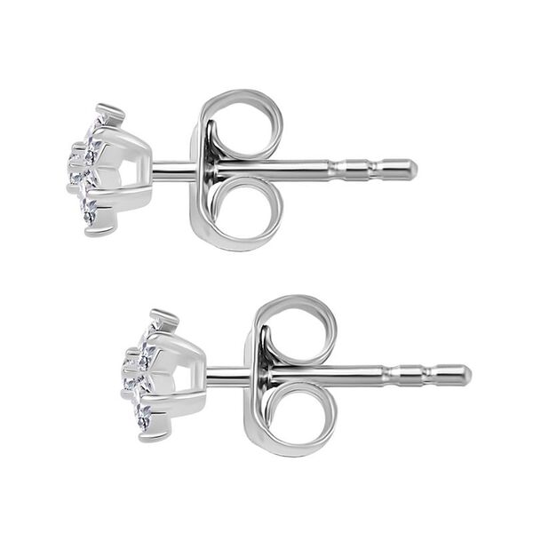 J Francis gefertigt mit SWAROVSKI Zirkonia Ohrringe 925 Silber image number 4