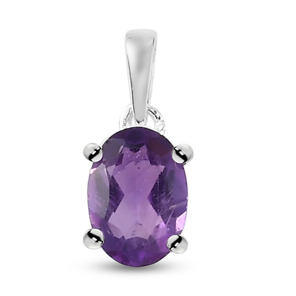 2er- Set, afrikanische Amethyst-Ohrstecker und Anh&auml;nger, 925 Silber ca. 1,49 ct image number 3
