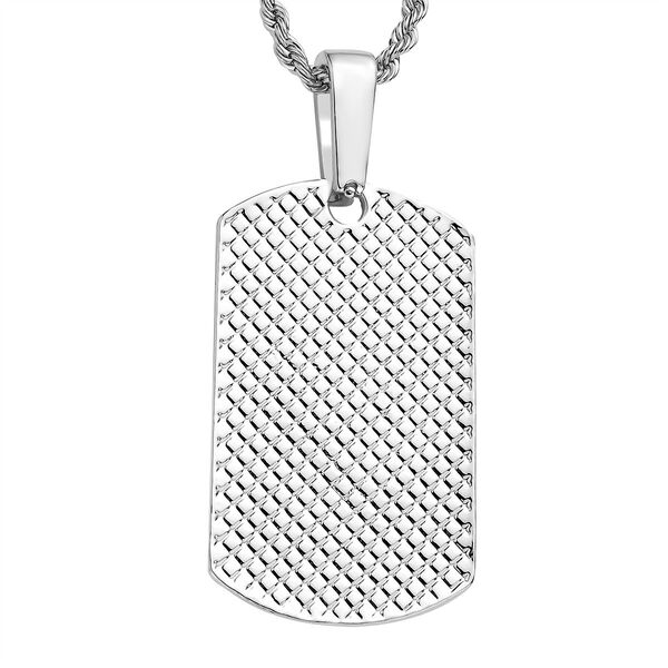 Weißer Kristall-Anhänger mit Kette in Silberton - 8 ct. image number 4