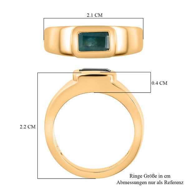 Grandidierit Ring 925 Silber vergoldet  ca. 0,98 ct image number 7