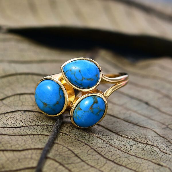 EverTrue blauer Türkis Ring - 4 ct. image number 1