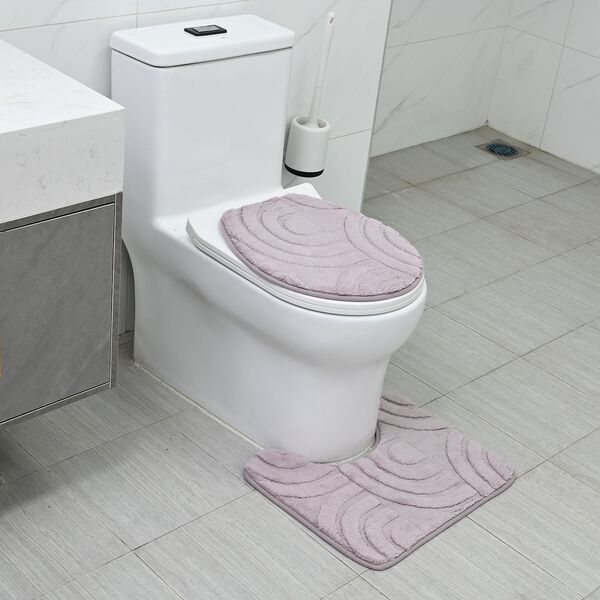 Badgarnitur mit rutschhemmender Rückseite, Lavendel image number 12